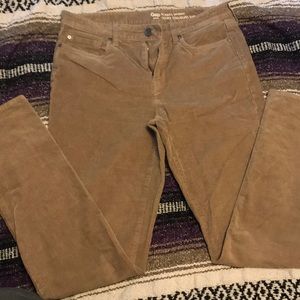 Gap tan corduroys